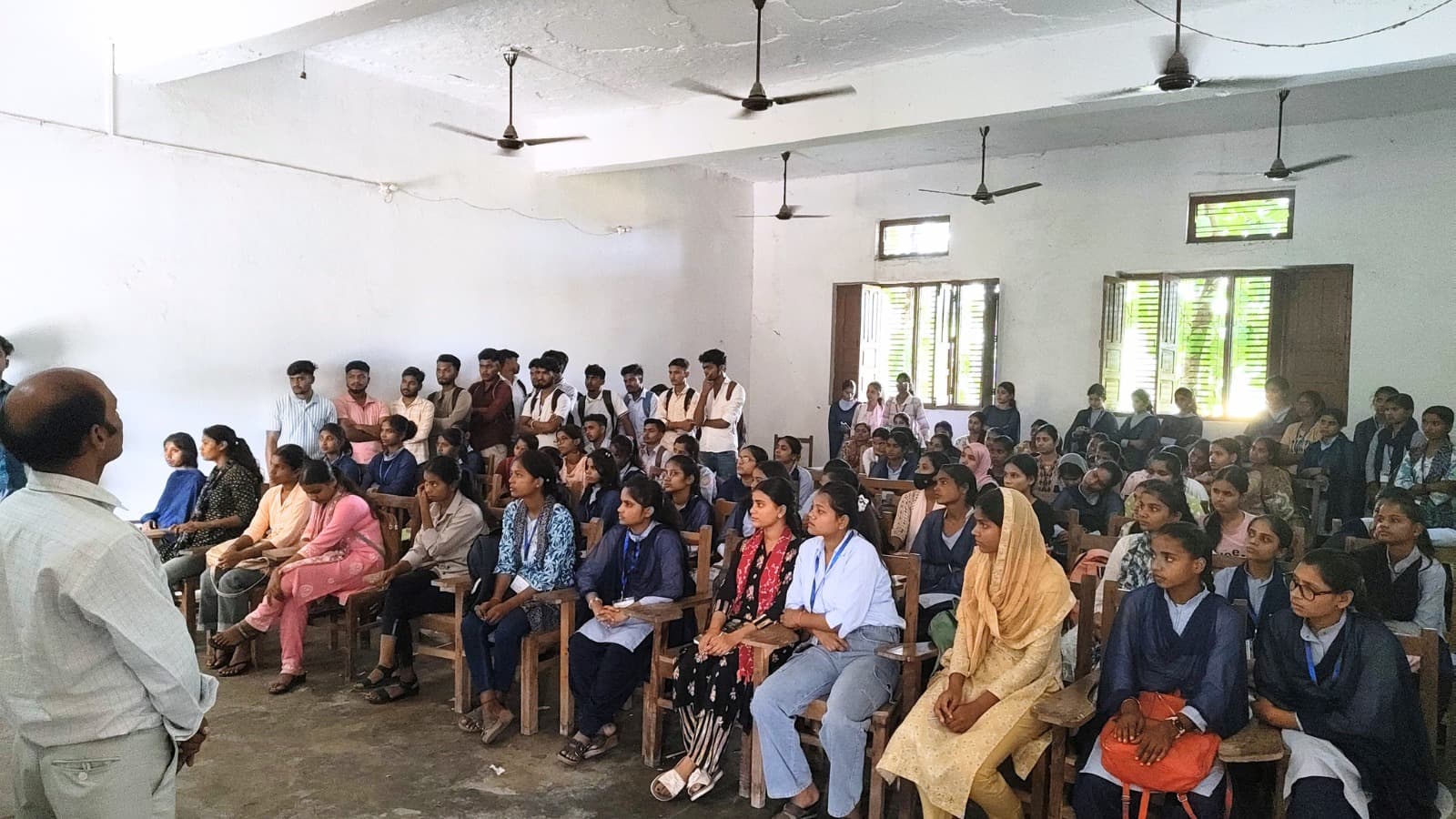 Students learning together